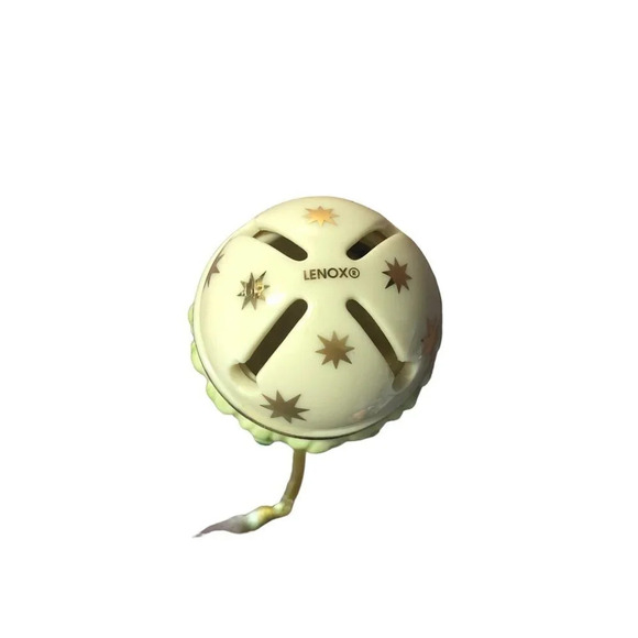 LENOX "Sleigh Bells Tree" Porcelain Gold Trim Christmas Xmas Tree Ornament - Picture 5 of 5